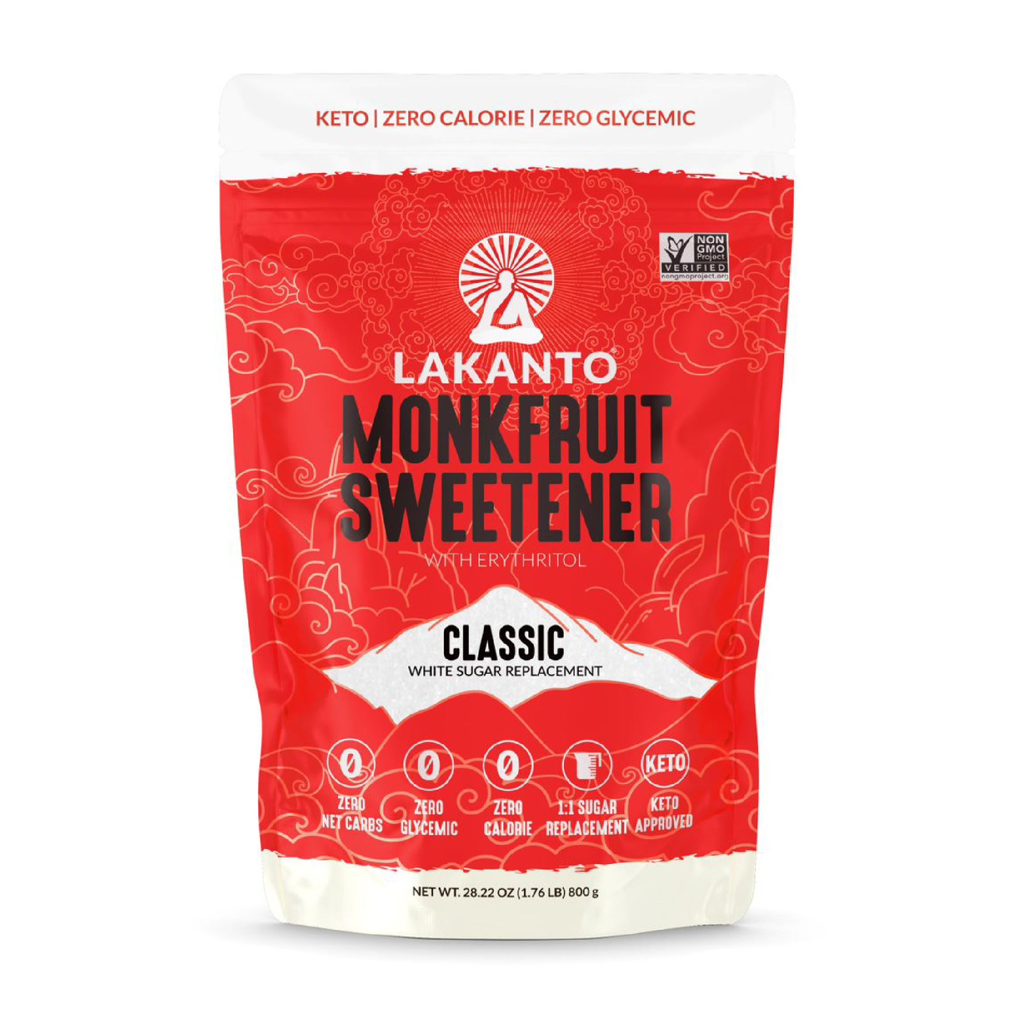 LAKANTO ENDULZANTE CLASSIC 800GR